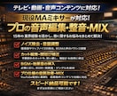 映像作品の音声編集・整音・MIX承ります MAミキサー(歴15年)が音のお悩み解消致します！ イメージ1