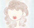 シンプルなふんわりタッチのイラストを作成します アナタのイメージカラーを、「アナタだけ」の背景色にします。 イメージ1