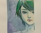 アナログ透明水彩でアイコンイラスト描きます 鮮やかなアナログイラストでアイコンを彩りましょう イメージ6