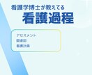価格サービスあり。学生さんの実習をサポートします 専門看護師がアセスメント、看護計画、関連図サポート イメージ2