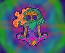 カラフルで元気になれるアート描きます happyでhippieでhiphop イメージ9