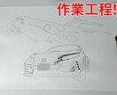 あなたの愛車を鉛筆画で丁寧に描きます 細部までこだわった丁寧な鉛筆画で,愛車の魅力を描きあげます! イメージ2