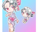 2種から選べるミニキャラ描きます テイスト2種、または両方からイラストを選べます！ イメージ3