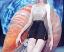 絵画のような雰囲気のキレイなイラスト描きます 厚塗り（油絵のような）イラスト。背景込み。 イメージ5