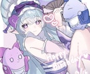 SNS用アイコン/1枚絵 お描きします！ます SNS用のアイコンや1枚目、サムネイル等のイラスト描きます！ イメージ1