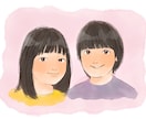 思い出に残る似顔絵イラストを作成いたします 幅広い絵柄であなたの求めていた似顔絵を作成します！ イメージ2