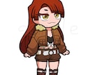 棒立ちミニキャラお描きます 主線が太めだから存在感ばっちり！ イメージ2