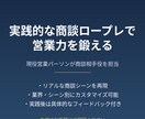 商談のロープレ相手になります 営業マンの商談ロープレ相手になり、フィードバックをします イメージ1