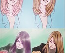 綺麗系イラストで一枚絵、バナー、似顔絵描きます 明るい可愛らしい絵を丁寧に描きます！ イメージ3