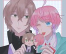 夢絵も可！可愛く目を惹くSNSアイコン描きます 最短1日！美少女やあなたの推しと一緒のあなただけのアイコン イメージ5