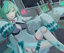 立ち絵/一枚絵 イラスト制作します 鮮やかな色合い、パキっとした塗りが得意です！ イメージ3