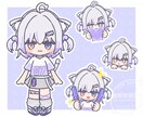 なめらかに動く！ミニキャライラスト制作します Twitchエモート、SNSスタンプ、配信素材などに♪ イメージ3
