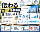 伝わる営業資料・提案書を作成します 営業経験を活かし、顧客に伝わる構成とデザインをご提案 イメージ1