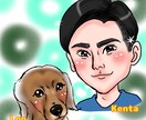 ビジネス用アイコン&名刺用似顔絵作成します 名刺やSNSのアイコンに優しい似顔絵をどうですか？ イメージ5
