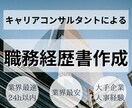 大手企業の人事が職務経歴書をゼロから作成します あなたの情報を元に現役人事が職務経歴書を作ります！ イメージ1