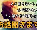 心の休憩室〜話せばスッキリします 当サービスであなたの心の重荷を軽くします イメージ1