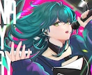 とにかく顔が良いイラスト制作します SNSアイコン、web小説の表紙、音楽や動画用の絵などなど！ イメージ3