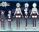 Vtuberイラスト＆モデリング制作致します キャラデザ～モデリングまで対応します イメージ2