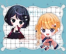 ふんわりかわいい♪ミニキャライラスト描きます キュートなミニキャラ♪デフォルメイラスト♪ イメージ5