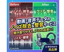 動画の音声をクリアで聞き取りやすくします YouTube視聴大好きの私が聞き取りやすい音声に仕上げます イメージ1