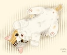 ゆるくて可愛いデジタル猫イラストをお描きします 愛猫ちゃんイラストOK！世界で一つだけのデフォルメ猫イラスト イメージ3