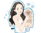 シンプルでカラフル！あなただけのイラスト描きます アイコンなど、おしゃれなイラストがほしい方へ☺︎ イメージ1