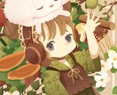 絵本のようなかわいいタッチで絵を詰め込みます ちょっとしたプレゼントやSNSピン留め用などにおススメです イメージ2