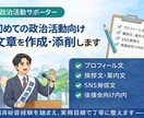 議員関係者・志望者に制作物と戦略をサポートします 政治を志す方の第一歩を実践的に支えます！ イメージ1
