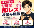 1時間チャットでお話ができます 1時間/即レス/無制限/お悩み/お話し相手/雑談/恋愛相談 イメージ1