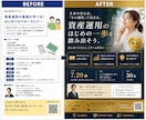 AIで作ったチラシをプロ品質へ仕上げます プロが伝わる、目をひく、反応が変わるチラシに仕上げます イメージ5