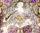 美しい✨ステンドグラスのような絵を描きます あなたの世界観をギュッと1枚のステンドグラスにします✨ イメージ2