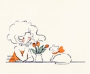 レトロで可愛い！イラスト描きます 絵本の中から飛び出したようなイラストをお届けします。 イメージ7