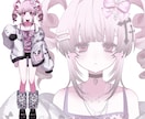 live2d用パーツ分けイラストを作成します live2d用,IRIAM用様々な用途で受け付けておりますೀ イメージ2