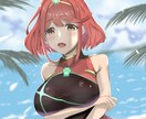 イラストのご依頼承ります 女性キャラクターを中心に描かせていただいています！ イメージ1
