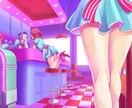かわいいもセクシーも！魅力的な女の子お描きします 女の子を描くのが得意です。カラー、モノクロどちらでも。 イメージ4
