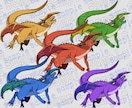 フリーゲームに使えるモンスターの立ち絵を売ります シンプルでゲームでの使いやすさを重視した立ち絵です イメージ5