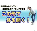 動画8本で基本の回転系のスイングを完成させます スイングに迷うことなく自分だけのスイングを作りたい人へ イメージ2