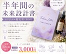あなた専用の半年鑑定書を作成します 半年後のあなたへ贈る、世界に一冊の鑑定書 イメージ1