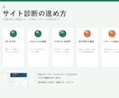 ホームページを簡易診断します 公開URLを確認し、改善点をレポートにまとめます イメージ3