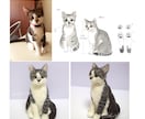 うちの子 羊毛フェルトでお作りします お写真から大切なペットさんをリアルにお作りします イメージ6