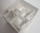 1/100の住宅白模型を制作致します 建築設計事務所に勤務した女性二級建築士が制作します。 イメージ2