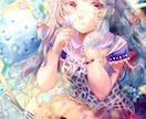 幻想的な可愛い女の子と綺麗な背景イラスト作成します パステルカラーのアナログ感ある幻想的な可愛い女の子イラスト イメージ6