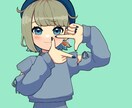 ちょっとくせっ毛な女の子描きます 多用途OK！SNS/ブログ/挿絵/アイコン/ビジネス イメージ3