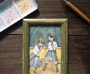 似顔絵OK！アイコンを透明水彩にてお描きします SNSに顔写真は。。という方、可愛いイラストにしたい方に。 イメージ9