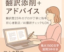 翻訳者の文章をプロが丁寧に添削・指導します 初心者も歓迎！翻訳力を磨く丁寧な添削 イメージ1