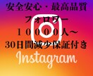 Instagramフォロワー＋1万人以上増やします インスタグラム複垢振り分け可能！ゆっくり増加！ イメージ1