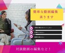 動画の簡単なカット・編集やります 字幕やテロップつけるの面倒！そんなあなたに イメージ1