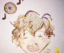 あたたかみのある似顔絵描きます 水彩色鉛筆で、ゆるく、柔らかく。 イメージ2