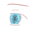 イラスト目だけ描きます つり目、タレ目、白黒、カラフル、宝石眼、表情様々要望に合う! イメージ3