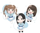 かわいいイラスト制作します(⁎ᴗ͈ˬᴗ͈⁎)ます 男の子のイラストも大歓迎です! イメージ3